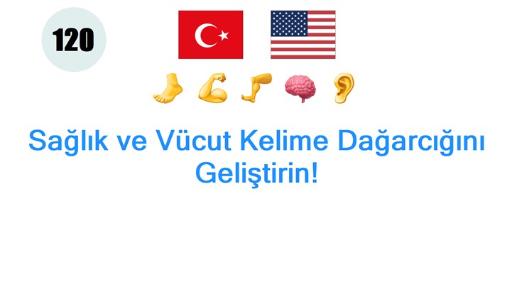 Sağlık ve Vücut Kelime Dağarcığını Geliştirin!